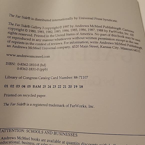 The Far Side Gallery 3 by Gary Larson 1997 Vintage - Picture 3 of 6